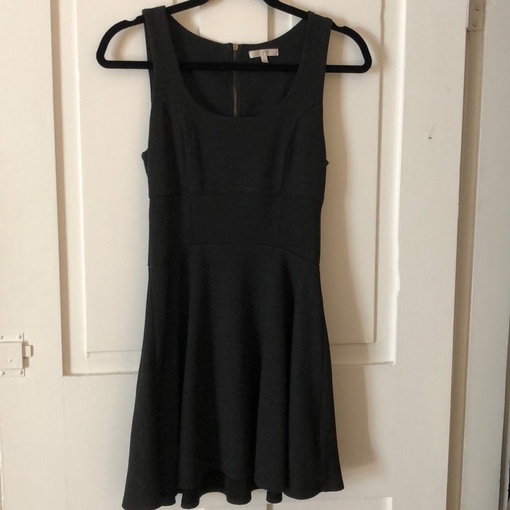 Dark grey skater dress